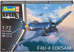 Revell F4U-4 Corsair Model Set repülőgép 1: 72, 65 részes (REVELLMODEL-72-03955)