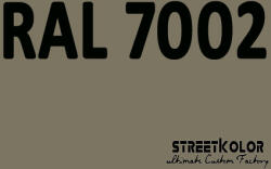 StreetKolor RAL 7002 Uretán autófesték fényes vagy matt 1 liter + fixáló + hígító (RAL7002)