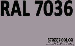 StreetKolor RAL 7036 Akril autófesték fényes vagy matt 1 liter + fixáló + hígító (RAL7036AKRYL)