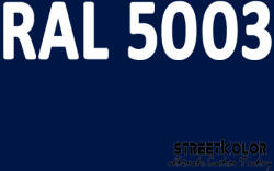 StreetKolor RAL 5003 Akril autófesték fényes vagy matt 1 liter + fixáló + hígító (RAL5003AKRYL)