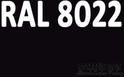 StreetKolor RAL 8022 Uretán autófesték fényes vagy matt 1 liter + fixáló + hígító (RAL8022)