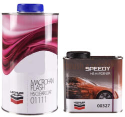 Lechler® Lechler Macrofan Flash 01111 gyorsfényű lakk, 4L + 2L keményítő + hígító (4L01111+2L00362+600ML00741)