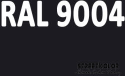 StreetKolor RAL 9004 Uretán autófesték fényes vagy matt 1 liter + fixáló + hígító (RAL9004)