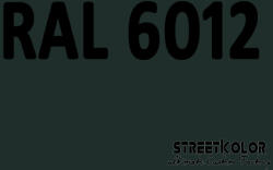 StreetKolor RAL 6012 Uretán autófesték fényes vagy matt 1 liter + fixáló + hígító (RAL6012)