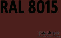 StreetKolor RAL 8015 Akril autófesték fényes vagy matt 1 liter + fixáló + hígító (RAL8015AKRYL)
