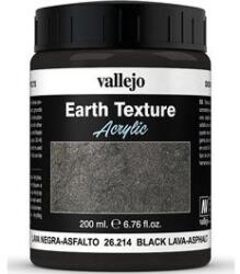 Acrylicos Vallejo Vallejo Diorama Effects Black Lava 200 ml. (Vallejo Black) (26.214/526214)