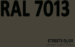 StreetKolor RAL 7013 Akril autófesték fényes vagy matt 1 liter + fixáló + hígító (RAL7013AKRYL)