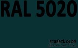 StreetKolor RAL 5020 Uretán autófesték fényes vagy matt 1 liter + fixáló + hígító (RAL5020)