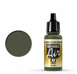 Acrylicos Vallejo VALLEJO MODEL AIR 71.092 KÖZEPES OLÍVAZÖLD airbrush festék 18 ml () (71.092/571092)
