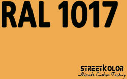 StreetKolor RAL 1017 Akril autófesték fényes vagy matt 1 liter + fixáló + hígító () (RAL1017AKRYL)