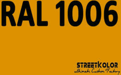StreetKolor RAL 1006 Akril autófesték fényes vagy matt 1 liter + fixáló + hígító () (RAL1006AKRYL)