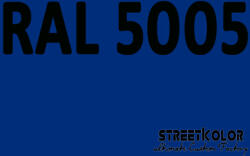 StreetKolor RAL 5005 Uretán autófesték fényes vagy matt 1 liter + fixáló + hígító (RAL5005)