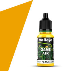 Acrylicos Vallejo VALLEJO GAME AIR 76.005 SÁRGA akril airbrush festék 18 ml (576005)