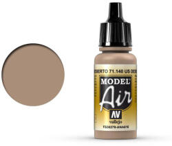 Acrylicos Vallejo VALLEJO MODEL AIR 71.140 US SIVATAGI HOMOKBARNA akril airbrush festék 17 ml () (71.140/100740)