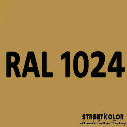 StreetKolor RAL 1024 Uretán autófesték fényes vagy matt 1 liter + fixáló + hígító () (RAL1024)