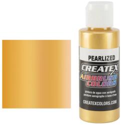 CreateX Colors CreateX 5307 Szaténarany gyöngyházfényű airbrush festék 60 ml () (Crea-5307-PSG.60)