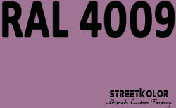 StreetKolor RAL 4009 Akril autófesték fényes vagy matt 1 liter + fixáló + hígító (RAL4009AKRYL)