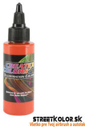 CreateX Colors CreateX 5072 Átlátszatlan piros-narancssárga illusztrációs airbrush festék 30 ml (Crea-5072.30)