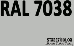 StreetKolor RAL 7038 Akril autófesték, fényes vagy matt 1 liter + fixáló + hígító (RAL7038AKRYL)