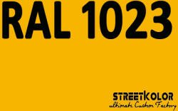 StreetKolor RAL 1023 Uretán autófesték fényes vagy matt 1 liter + fixáló + hígító () (RAL1023)
