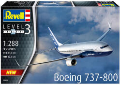 Revell Boeing 737-800 Modellező készlet Repülőgép 1: 288, 25 darabos () (REVELLMODEL-288-03809)