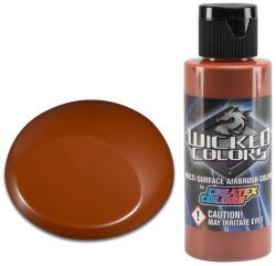 CreateX Colors Wicked W010 Barna áttetsző airbrush festék 60ml (WICKED W010) (Wi-010-Brown.60)
