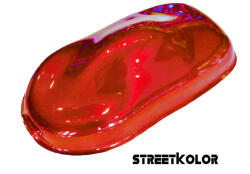 StreetKolor Paint Process Diamond Fire Red Candy szett autóra: alap, festék és lakk (DCSP-02-2ARCAR)