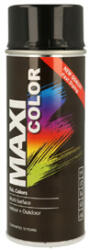 MaxiColor MAXI COLOR akril festék magasfényű fedőlakknl spray kiszerelésben, RAL9017, Űrtartalom: 400ml (MX9017)