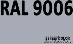 StreetKolor RAL 9006 Uretán autófesték fényes vagy matt 1 liter + fixáló + hígító (RAL9006)