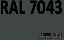 StreetKolor RAL 7043 Uretán autófesték fényes vagy matt 1 liter + fixáló + hígító (RAL7043)