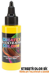 CreateX Colors CreateX 5097 Sárga illusztrációs airbrush festék 30 ml (by) (Crea-5097.30)