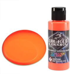 CreateX Colors Wicked W027 fluoreszkáló narancssárga airbrush festék 60ml (W027.60)