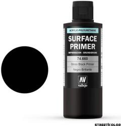 Acrylicos Vallejo Vallejo 74.660 Fényes fekete alap airbrush festékhez 200 ml (74.660/574660)