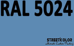 StreetKolor RAL 5024 Uretán autófesték fényes vagy matt 1 liter + fixáló + hígító (RAL5024)