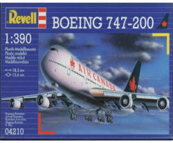 Revell Boeing 747-200 Air Canada Model Set repülőgép 1: 390, 60 részes () (REVELLMODEL-390-04210)