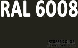 StreetKolor RAL 6008 Uretán autofesték fényes vagy matt 1 liter + fixáló + hígító (RAL6008)