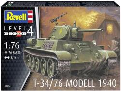 Revell T34/76 Model 1940 Set tank 1: 76, 76 rész (*REVELLMODEL-76-03294)