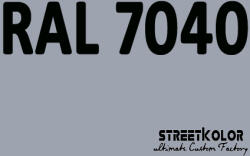 StreetKolor RAL 7040 Akril autófesték fényesles vagy matt 1 liter + fixáló + higító (RAL7040AKRYL)