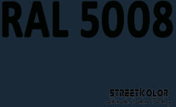 StreetKolor RAL 5008 Akril autófesték fényes vagy matt 1 liter + fixáló + hígító (RAL5008AKRYL)