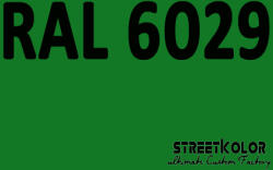 StreetKolor RAL 6029 Uretán autófesték fényes vagy matt 1 liter + fixáló + hígító (RAL6029)