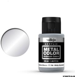 Acrylicos Vallejo Vallejo 77.706 Világos alumínium metálfényű AirBrush festék 32 ml (77.706/577706)