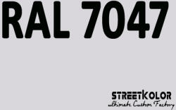 StreetKolor RAL 7047 Uretán autófesték fényes vagy matt 1 liter + fixáló + hígító (RAL7047)