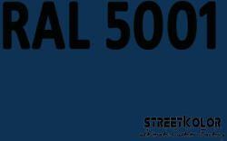 StreetKolor RAL 5001 Akril autófesték fényes vagy matt 1 liter + fixáló + hígító (RAL5001AKRYL)