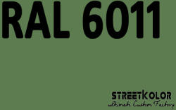 StreetKolor RAL 6011 Akril autófesték fényes vagy matt 1 liter + fixáló + hígító (RAL6011AKRYL)
