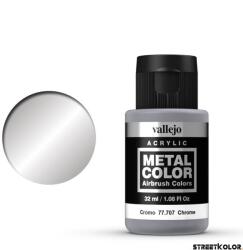 Acrylicos Vallejo Vallejo 77.707 Króm metálfényű AirBrush festék 32 ml (77.707/577707)