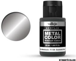 Acrylicos Vallejo Vallejo 77.720 Sötétszürke metálfényű AirBrush festék 32 ml (77.720/577720)