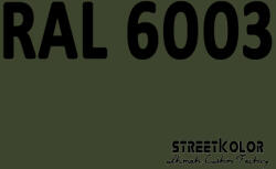 StreetKolor RAL 6003 Uretán autófesték fényes vagy matt 1 liter + fixáló + hígító (RAL6003)