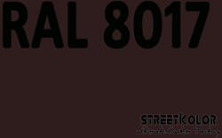 StreetKolor RAL 8017 Uretán autófesték fényes vagy matt 1 liter + fixáló + hígító (RAL8017)