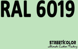 StreetKolor RAL 6019 Uretán autófesték fényes vagy matt 1 liter + fixáló + hígító (RAL6019)