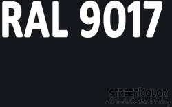 StreetKolor RAL 9017 Akril autófesték fényes vagy matt 1 liter + fixáló + hígító (RAL9017AKRYL)